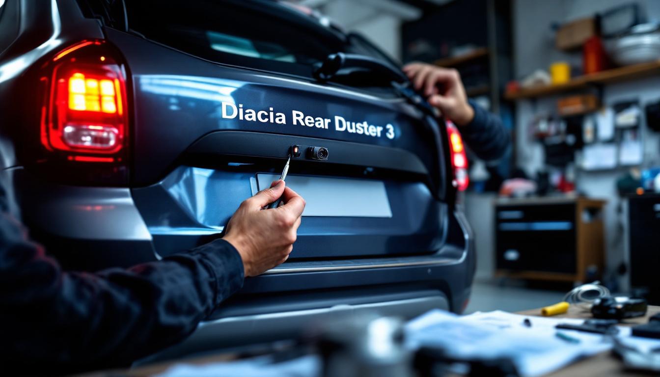 Comment installer facilement une caméra de recul pour Dacia Duster 3 ?