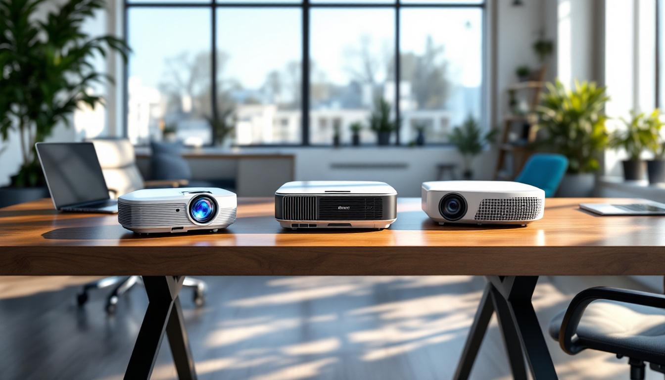 découvrez notre sélection des 5 meilleurs vidéoprojecteurs bureautiques longue durée, idéaux pour les professionnels à la recherche de performance et fiabilité au bureau.